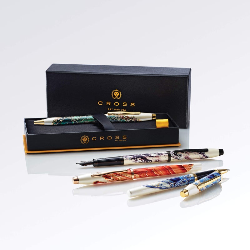 Cross Wanderlust Refillable Rollerball Pen Presented in a Luxury Gift Box - Medium Point, Black Ink, - Image 4